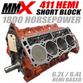 411 HEMI 1800 HP Stroker Short Block - 6.4/6.2 Based by MMX