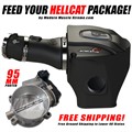 Hellcat aFe Cold Air Intake and 95mm Throttle Body Package by Modern Muscle Xtreme