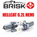 Hellcat 6.2L HEMI Spark Plugs ER12S by Brisk Racing - 16 Plug Package