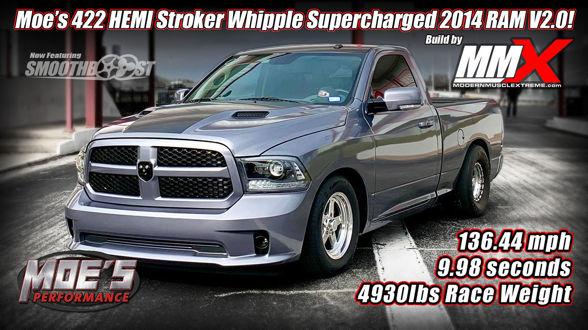 2014 Dodge RAM Truck 422 HEMI Stroker Build and Whipple Supercharged by MMX / ModernMuscleXtreme.com