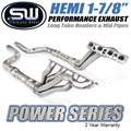 2005-2008 Dodge Magnum 5.7L 6.1L HEMI Power Series Exhaust Headers and Midpipes by Stainless Works