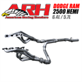 2015+ DODGE HEMI 2500 RAM 6.4L / 5.7L Long System Header 1-3/4-inch x 3-inch 3-inch Y-Pipe with Cats by American Racing Headers