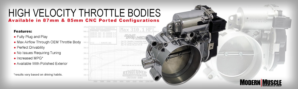 High Velocity Throttle Bodies by ModernMuscleXtreme.com
