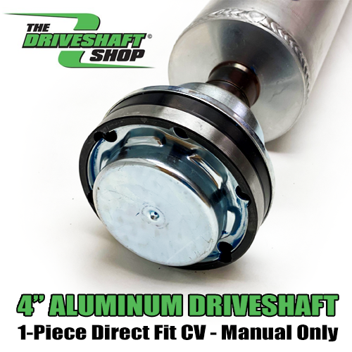 2015+ Dodge Challenger Hellcat / R/T / Scat Pack / SRT / SRT392 Manual 4'' Aluminum 1-Piece Direct Fir CV Driveshaft by Driveshaft Shop