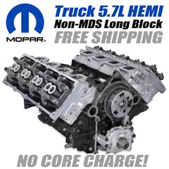 5.7L HEMI NON-MDS Truck Engine Long Block